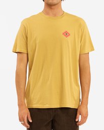 0 Wrangler Eclipse Short Sleeve T-Shirt Beige ABYZT00576 Billabong