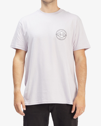 0 Rotor Diamond Short Sleeve T-Shirt Purple ABYZT00871 Billabong