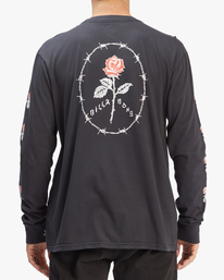 4 Peace Wave Washed Long Sleeve T-Shirt Black ABYZT00917 Billabong