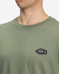 4 A/Div Otis Jack Organic Short Sleeve T-Shirt Grey ABYZT00951 Billabong