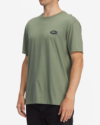 2 A/Div Otis Jack Organic Short Sleeve T-Shirt Grey ABYZT00951 Billabong