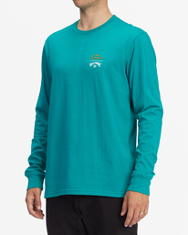 1 The Simpsons Family Couch Organic Long Sleeve T-Shirt Green ABYZT01043 Billabong