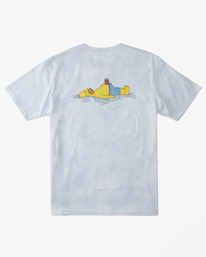 6 The Simpsons WFH Organic Tie-Dye Short Sleeve T-Shirt White ABYZT01050 Billabong