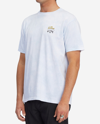 1 The Simpsons WFH Organic Tie-Dye Short Sleeve T-Shirt White ABYZT01050 Billabong