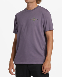 1 Crayon Wave Short Sleeve T-Shirt Pink ABYZT01061 Billabong