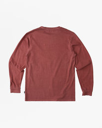 5 Wave Washed Long Sleeve T-Shirt Red ABYZT01222 Billabong