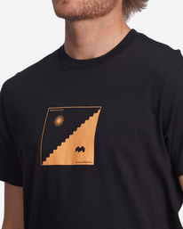 5 Wrangler United By Organic Short Sleeve T-Shirt Black ABYZT01226 Billabong