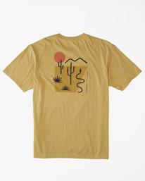 8 Wrangler Solstice Organic Short Sleeve T-Shirt Yellow ABYZT01231 Billabong