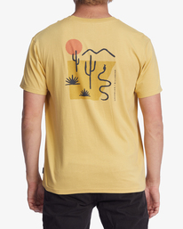 3 Wrangler Solstice Organic Short Sleeve T-Shirt Yellow ABYZT01231 Billabong