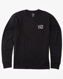 5 Wrangler Rancher Organic Long Sleeve T-Shirt Black ABYZT01235 Billabong