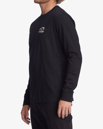 1 Wrangler Rancher Organic Long Sleeve T-Shirt Black ABYZT01235 Billabong
