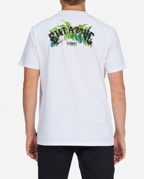 3 Kamea Arch Jungle Short Sleeve T-Shirt White ABYZT01254 Billabong