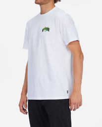 1 Kamea Arch Jungle Short Sleeve T-Shirt White ABYZT01254 Billabong