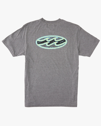5 Crayon Wave Short Sleeve T-Shirt Grey ABYZT01276 Billabong