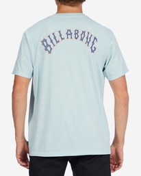 4 Arch Wave Washed Short Sleeve T-Shirt Blue ABYZT01291 Billabong