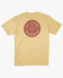 5 Trademark Wave Washed Short Sleeve T-Shirt Yellow ABYZT01294 Billabong