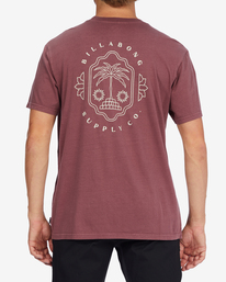 3 Light Wave Washed Short Sleeve T-Shirt Red ABYZT01296 Billabong