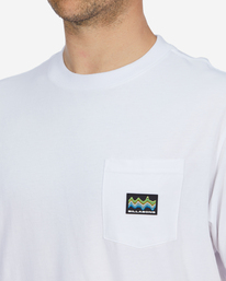 3 Pocket Label Pocket T-Shirt White ABYZT01301 Billabong