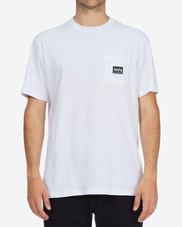 0 Pocket Label Pocket T-Shirt White ABYZT01301 Billabong