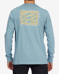 2 Crayon Wave Long Sleeve T-Shirt Blue ABYZT01302 Billabong