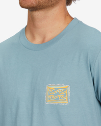 3 Crayon Wave Long Sleeve T-Shirt Blue ABYZT01302 Billabong