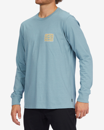 1 Crayon Wave Long Sleeve T-Shirt Blue ABYZT01302 Billabong