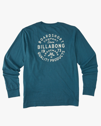 5 Union Wave Washed Long Sleeve T-Shirt Blue ABYZT01310 Billabong