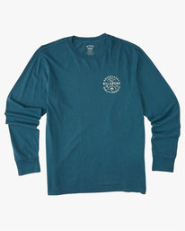 4 Union Wave Washed Long Sleeve T-Shirt Blue ABYZT01310 Billabong