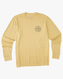 4 Union Wave Washed Long Sleeve T-Shirt Yellow ABYZT01310 Billabong