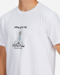 5 A/Div Flow Organic Short Sleeve T-Shirt White ABYZT01322 Billabong