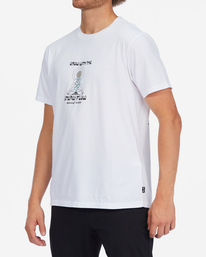 2 A/Div Flow Organic Short Sleeve T-Shirt White ABYZT01322 Billabong