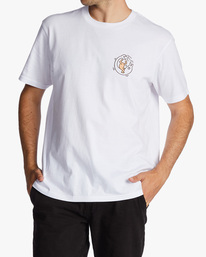 0 Keith Haring Cycle - Camiseta para Hombre Blanco ABYZT01482 Billabong