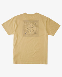 5 Wrangler Vast And Free Organic Short Sleeve T-Shirt Yellow ABYZT01558 Billabong