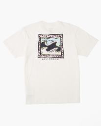 4 Crayon Wave - T-Shirt voor Heren White ABYZT01568 Billabong