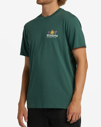 1 Social Club Short Sleeve T-Shirt Yellow ABYZT01574 Billabong