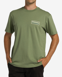 0 Walled Short Sleeve T-Shirt Green ABYZT01579 Billabong