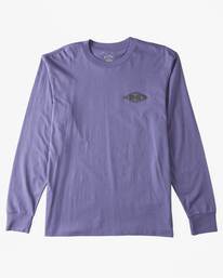 6 Crayon Wave - T-shirt met Lange Mouwen voor Heren Purple ABYZT01586 Billabong