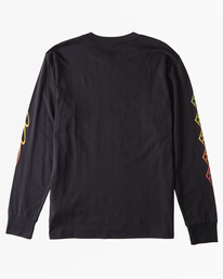 5 D Bah Wave Long Sleeve T-Shirt Black ABYZT01587 Billabong