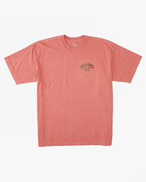 4 Arch Wave Washed Short Sleeve T-Shirt Orange ABYZT01593 Billabong