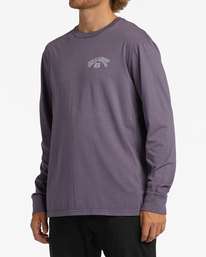 1 Theme Arch Wave Washed Long Sleeve T-Shirt Purple ABYZT01601 Billabong