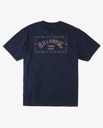 4 A/Div Arch Short Sleeve T-Shirt Blue ABYZT01615 Billabong