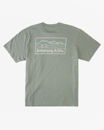 4 A/Div Range Short Sleeve T-Shirt Green ABYZT01617 Billabong