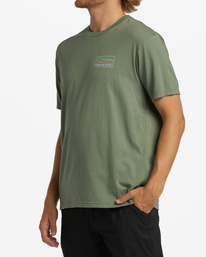 1 A/Div Range Short Sleeve T-Shirt Green ABYZT01617 Billabong