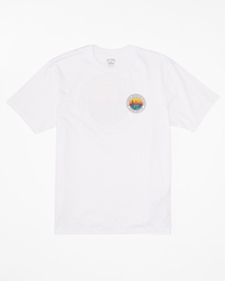 5 A/Div Rockies Short Sleeve T-Shirt White ABYZT01618 Billabong