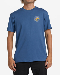 0 A/Div Rockies Short Sleeve T-Shirt Blue ABYZT01618 Billabong