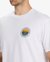 3 A/Div Rockies Short Sleeve T-Shirt White ABYZT01618 Billabong