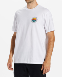 1 A/Div Rockies Short Sleeve T-Shirt White ABYZT01618 Billabong