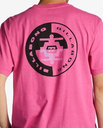 4 Connection - T-shirt para Homem Pink ABYZT01708 Billabong