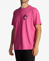 3 Connection - T-shirt pour Homme Rose ABYZT01708 Billabong