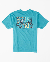 4 Worded T-Shirt Blue ABYZT01709 Billabong
